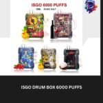 ISGO DRUM BOX 6000 PUFFS
