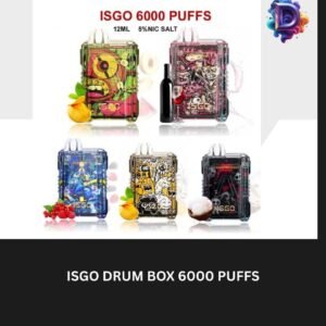 ISGO DRUM BOX 6000 PUFFS