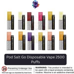 Pod Salt Go Disposable Vape 2500 Puffs