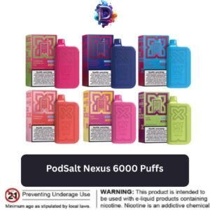 PodSalt Nexus 6000 Puffs Disposable Vape