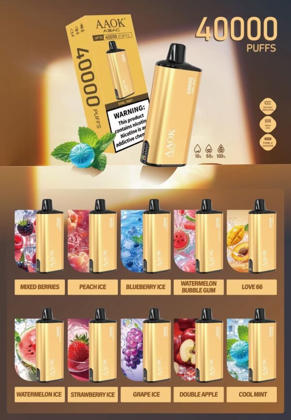 AAOK AK40000 Puffs