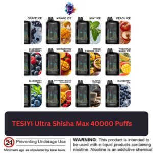 TESIYI Ultra Shisha Max 40000 Puffs