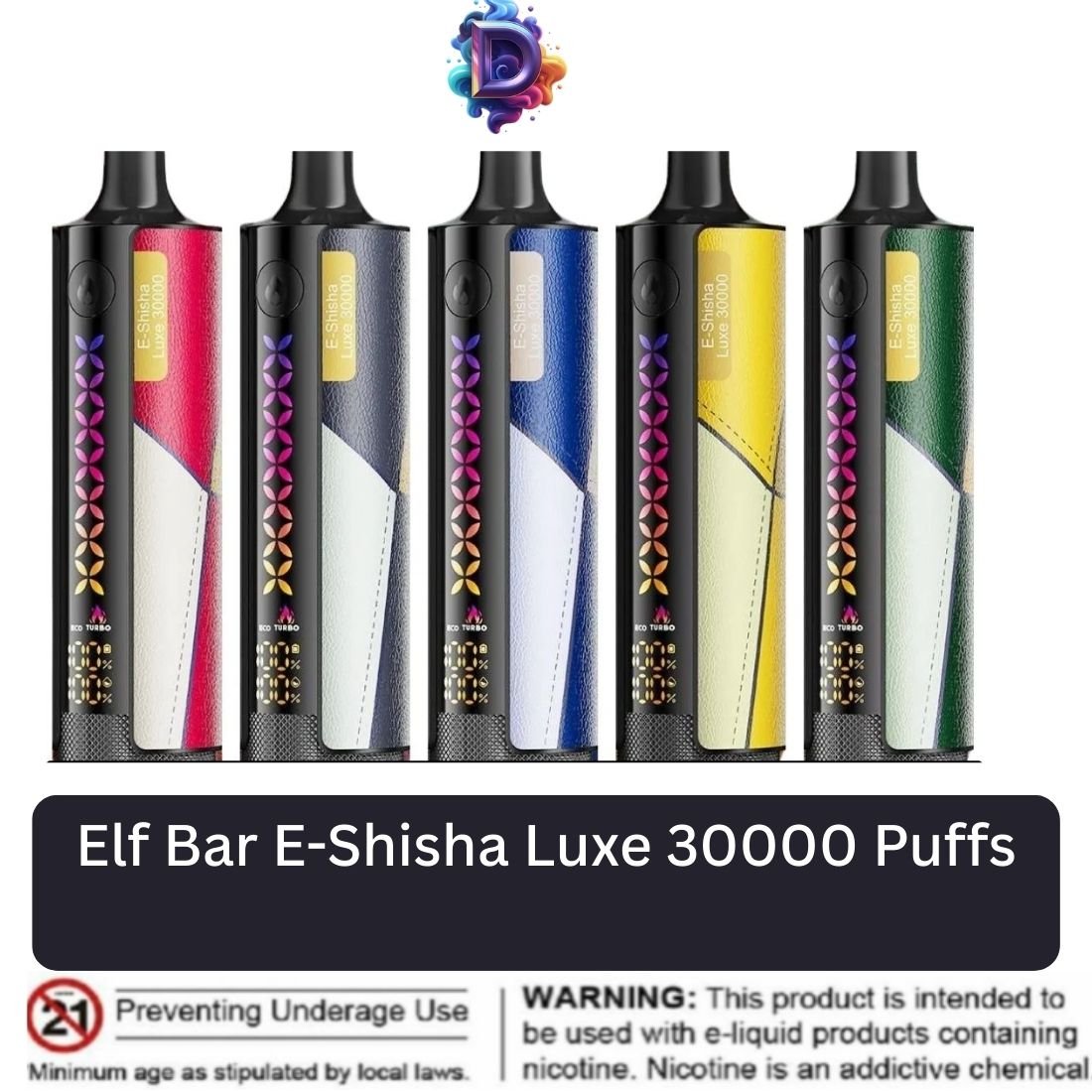 Elf Bar E-Shisha Luxe 30000 Puffs dubai uae Elf Bar E-Shisha Luxe 30000 Puffs