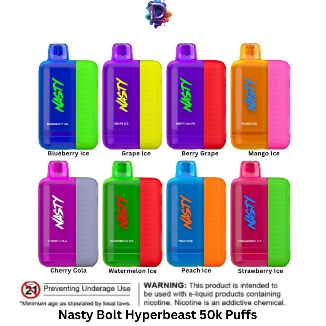 Nasty Bolt Hyperbeast 50k Puffs Disposable Vape UAE Nasty Bolt Hyperbeast 50k Puffs