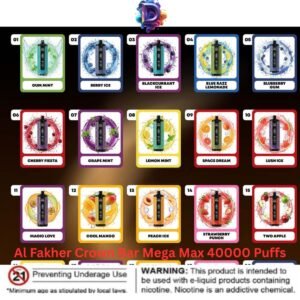 Al Fakher Crown Bar Mega Max 40K Puffs