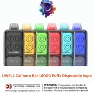 UWELL Caliburn Bar 16000 Puffs Disposable Vape