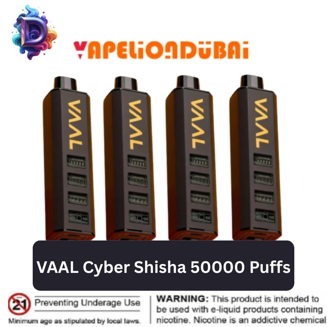VAAL Cyber Shisha 50000 Puffs Dubai VAAL Cyber Shisha 50000 Puffs