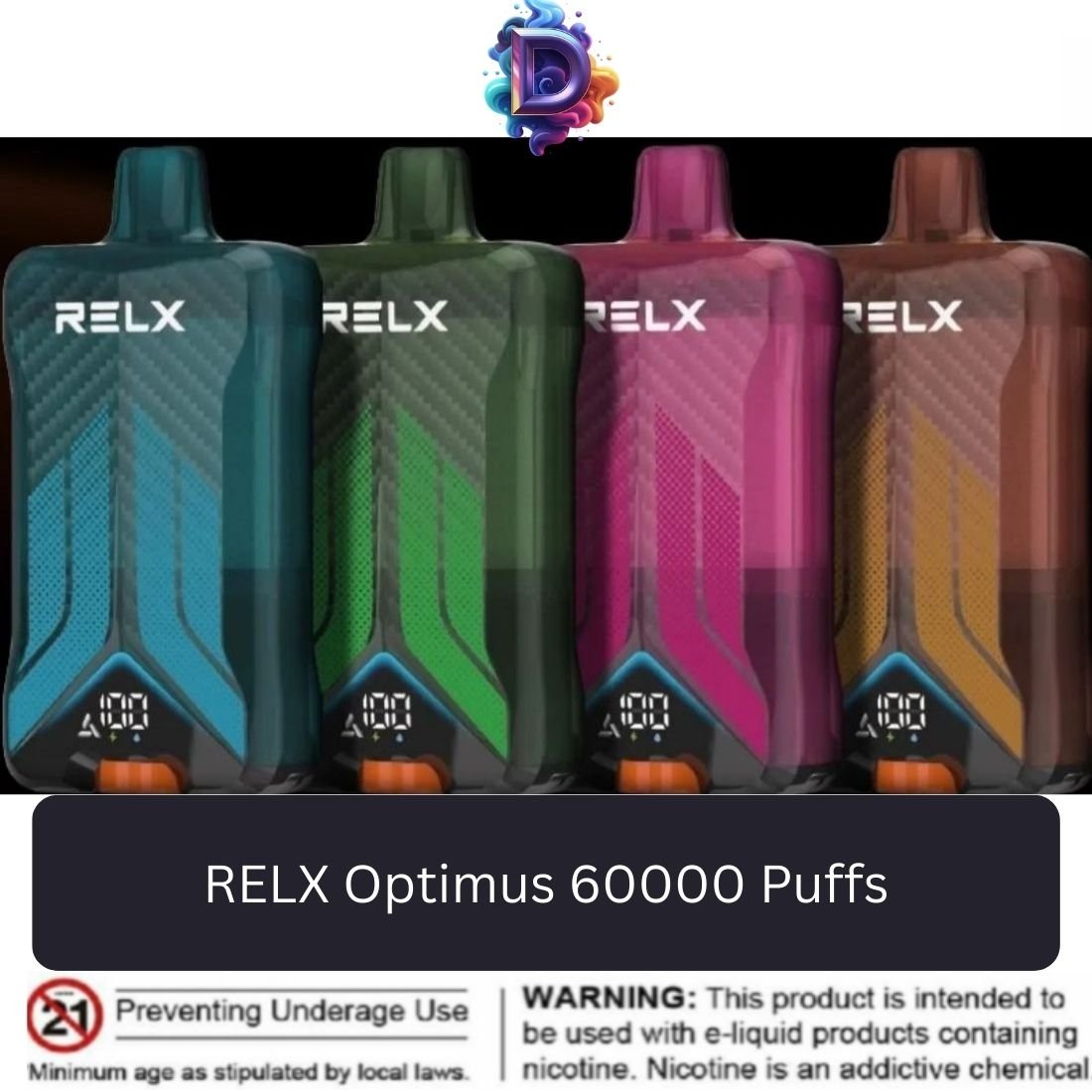 RELX Optimus 60000 Puffs dubai