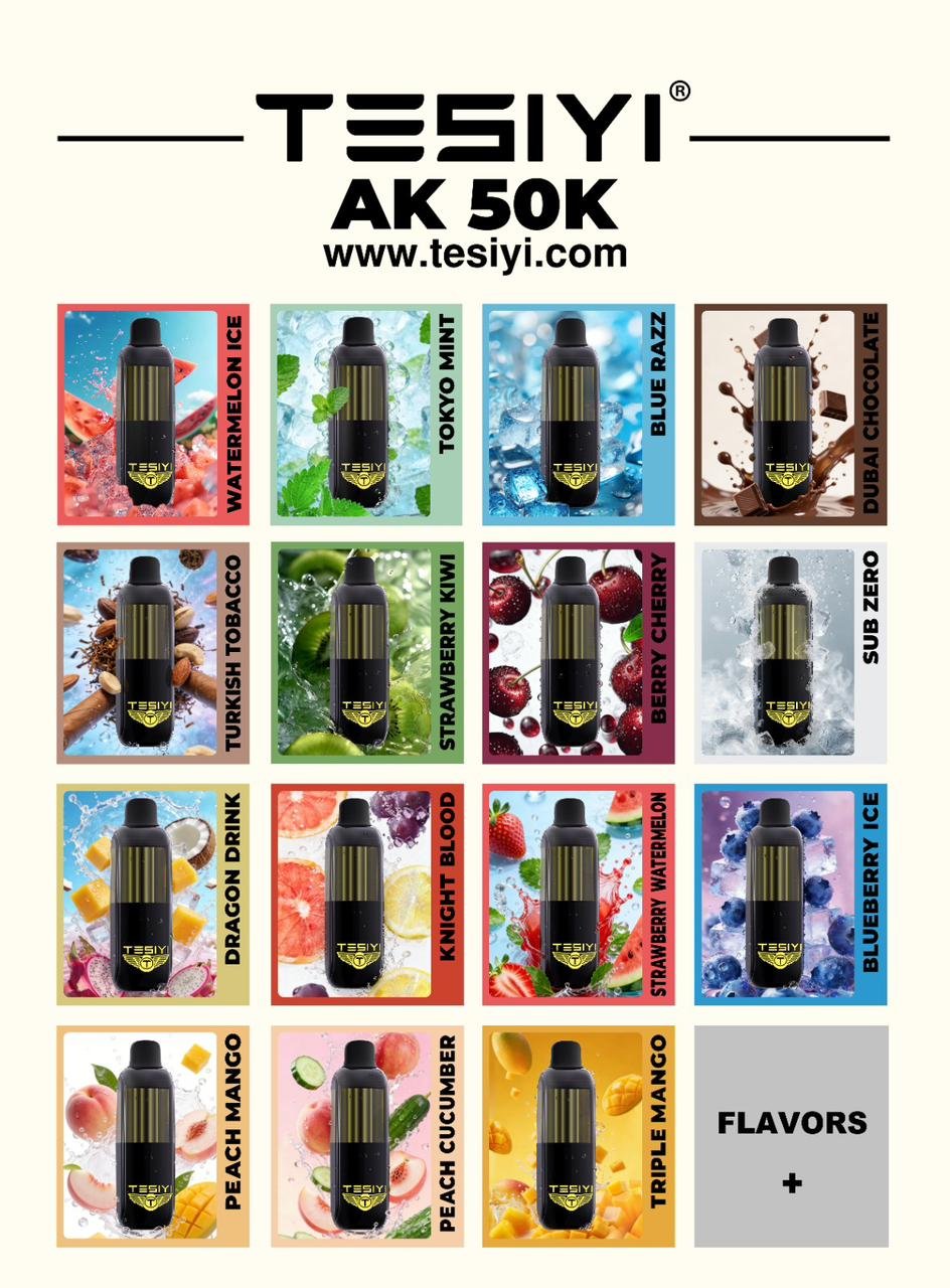 Tesiyi Ak 50K Puffs Disposable Vape